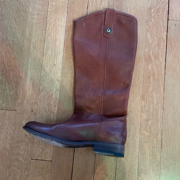 Frye Jillian Pull On Brown Boots - Picture 7 of 13